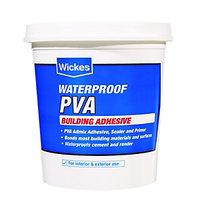 Wickes Waterproof PVA Building Adhesive 1L