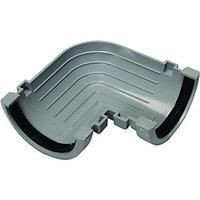 Wickes Grey Miniline Gutter 90 Deg Bend