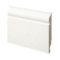 wickes dual purpose primed mdf torusogee skirting 145 x 119 x 2400mm p ...