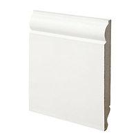 Wickes Dual Purpose Primed MDF Torus/Ogee Skirting 18 x 169 x 2400mm Pack 2