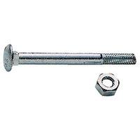 Wickes Carriage Bolt Nut & Washer M12x200mm Pack 2