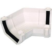 wickes white squareline gutter 135 deg bend