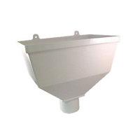 Wickes White Roundline Rainwater Hopper