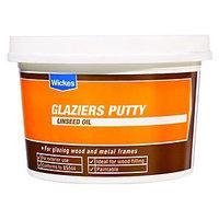 Wickes Glaziers Linseed Oil Putty Natural 1kg