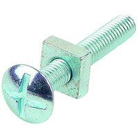 Wickes Mushroom Head Roofing Bolt M6x50mm Pack 100