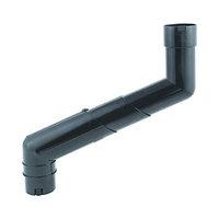 wickes roundline telescopic rainwater offset bend black