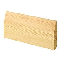 wickes dual purpose chamferedbullnose pine skirting 15 x 69 x 2400mm s ...