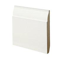 wickes dual purpose chamferedovolo mdf skirting 18 x 144 x 2400mm pack ...