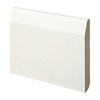 wickes dual purpose chamferedbullnose mdf skirting 145 x 119 x 2400mm  ...