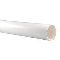 Wickes White Roundline Downpipe Length 2750mm