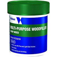 wickes ready mixed wood filler natural 250g