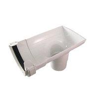 wickes white roundline gutter stopend outlet