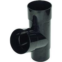 Wickes Black Roundline Downpipe Branch