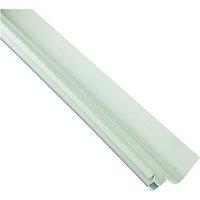 wickes white universal edge flashing for polycarbonate sheets 4000mm