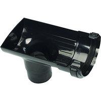 wickes black roundline gutter stopend outlet