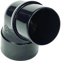 Wickes Black Roundline Downpipe 112.5 Deg Bend