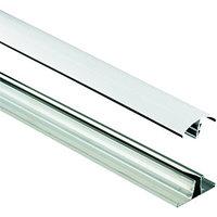 Wickes White Universal Glazing Bar for Polycarbonate Sheets 3000mm