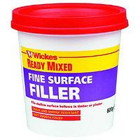 Wickes Fine Surface Ready Mixed Fine Surface Filler 600g