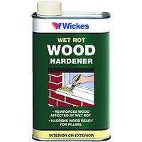 Wickes Wet Rot Wood Hardener 500ml