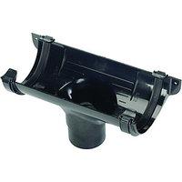 Wickes Black Roundline Gutter Running Outlet