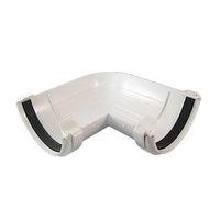 wickes white roundline gutter 90 deg bend