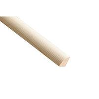 Wickes Pine Quadrant Moulding 18 x 18 x 2400mm