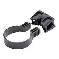 Wickes Adjustable Downpipe Clip Blk Pk 10