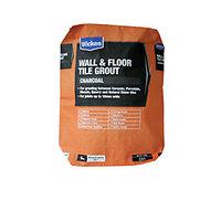 Wickes Wall & Floor Tile Grout Charcoal 5kg