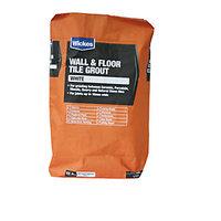 Wickes Wall & Floor Tile Grout White 12.5kg
