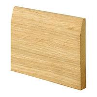 Wickes Real Oak Veneer Chamfered Skirting 15 x 120 x 2400mm Pack 2