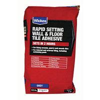 Wickes Rapid Setting Tile Adhesive 12.5kg