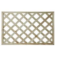 Wickes Lattice Privacy Deck Panel 760x1130x35mm Light Green