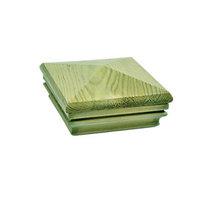 Wickes Deck Post Pyramid Slipover Cap 135 x 135 x 62mm Green