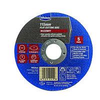 Wickes Masonry Flat Cutting Disc 115mm Pack 5