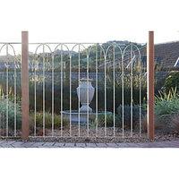 Wickes Arch Top Large Metal Deck Panel 91 x 1130mm Silver