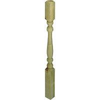 wickes colonial deck post 80 x 80mm x 119m green