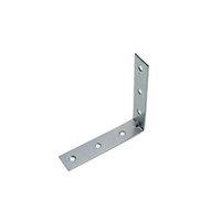 Wickes 102mm Zinc Plated Angle Bracket Pack 4