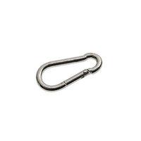 wickes bright zinc plated carbine hook 5mm pack 2