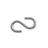 Wickes Bright Zinc Plated S Hook 50mm Pack 4