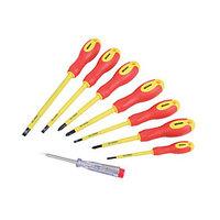 Wickes VDE Screwdriver Set 8 Piece