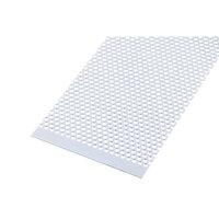 wickes metal sheet perforated round hole 40mm anodised aluminium 200 x ...