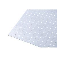 wickes metal sheet perforated round hole 45mm uncoated aluminium 250 x ...