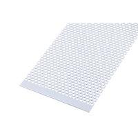 Wickes Metal Sheet Perforated Round Hole 1.5mm Anodised Aluminium 250 x 500mm