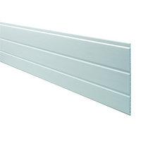 Wickes PVCu White Hollow Soffit Board 300 x 2500mm
