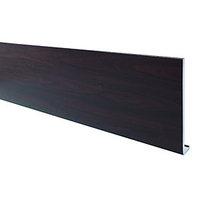Wickes PVCu Rosewood Fascia Board 9 x 225 x 4000mm