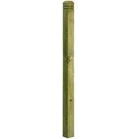 Wickes Modern Deck Post (No Notch) 80 x 80mm x 1.37m Green