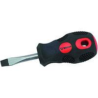 Wickes 6mm Soft Grip Stubby Slotted Screwdriver 38mm