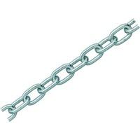 Wickes Zinc Plated Steel Welded Chain 7x28x2000mm