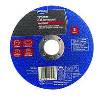 Wickes Masonry Flat Cutting Disc 125mm Pack 3