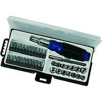 Wickes Ratchet Screwdriver & Bit Set 40 Piece